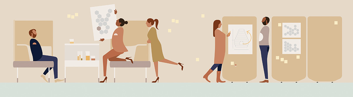 Modos de Trabajo / Living Office . Image Cortesia de Herman Miller