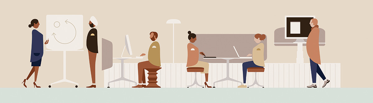 Modos de Trabajo / Living Office . Image Cortesia de Herman Miller