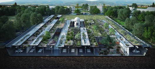 Mención Honorífica Concurso para la Rehabilitación y Transformación Sustentable del Tanque Obispado / Monterrey, México