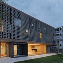 Hanazono Kindergarten and Nursery / HIBINOSEKKEI + Youji no Shiro - Windows, Facade, Brick, Courtyard