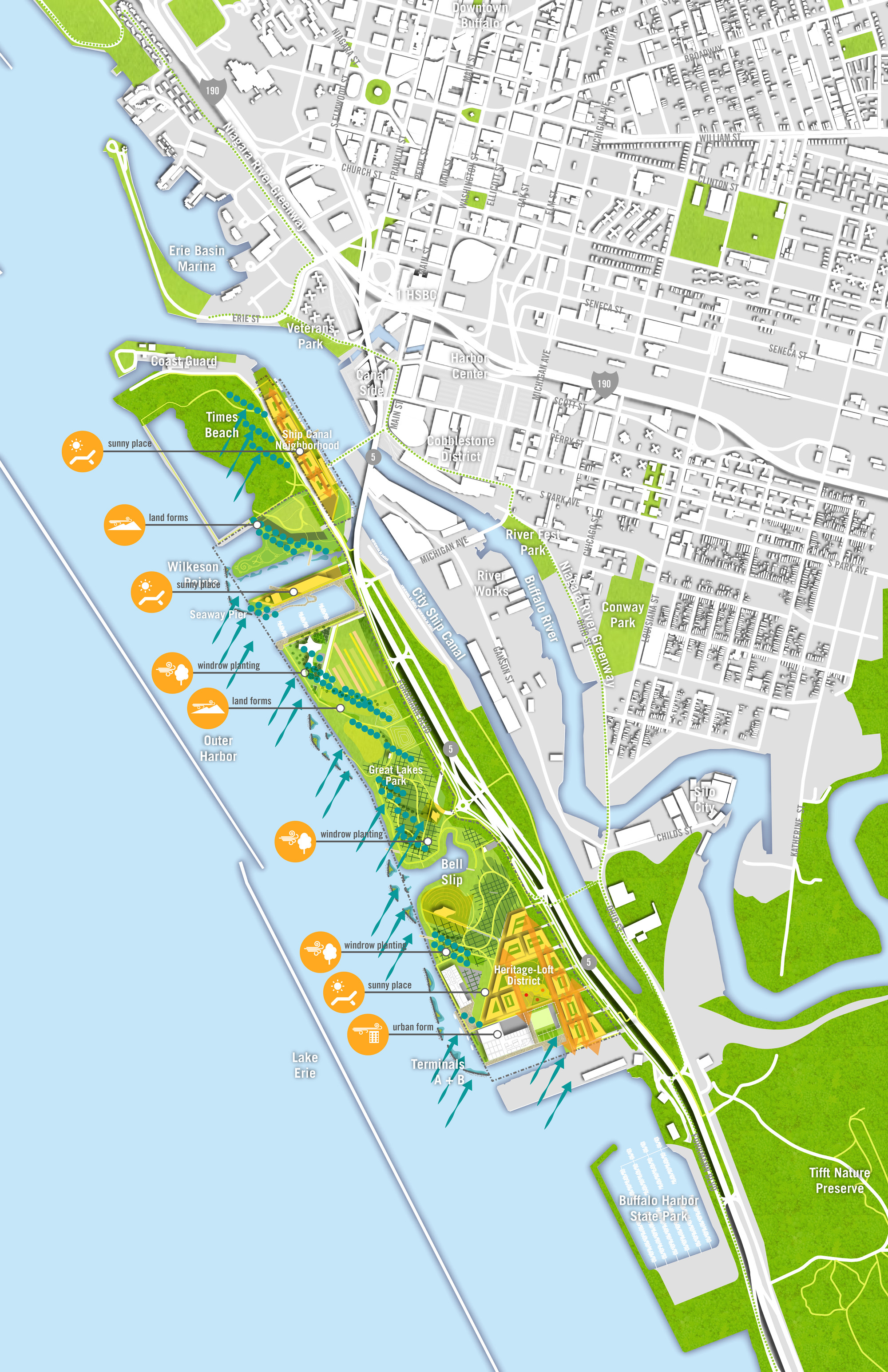 Buffalo Outer Harbor Map Gallery Of 4 Ways Cold-Climate Cities Can Make The Most Of Their  Waterfronts - 8