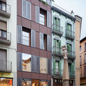 Ferrer Xocolata / arnau estudi d'arquitectura - Interior Design, Facade, Door, Balcony
