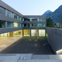 School in Saint-Maurice / Graeme Mann & Patricia Capua Mann - Schools , Courtyard, Facade, Stairs