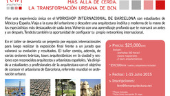 Taller Barcelona: Más allá de Cerdà. La transformación urbana de Barcelona