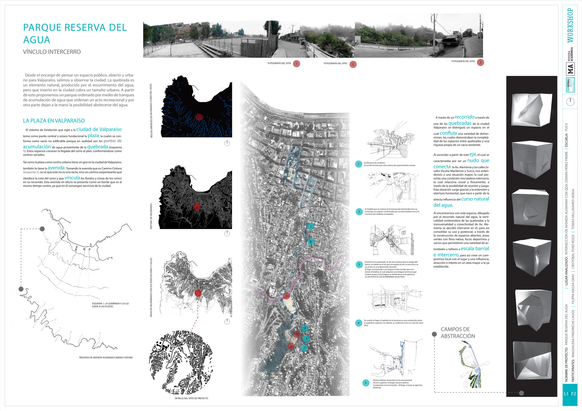 Premio Metodología PUCV: Lámina #01. Image Cortesia de Equipo XIX Bienal
