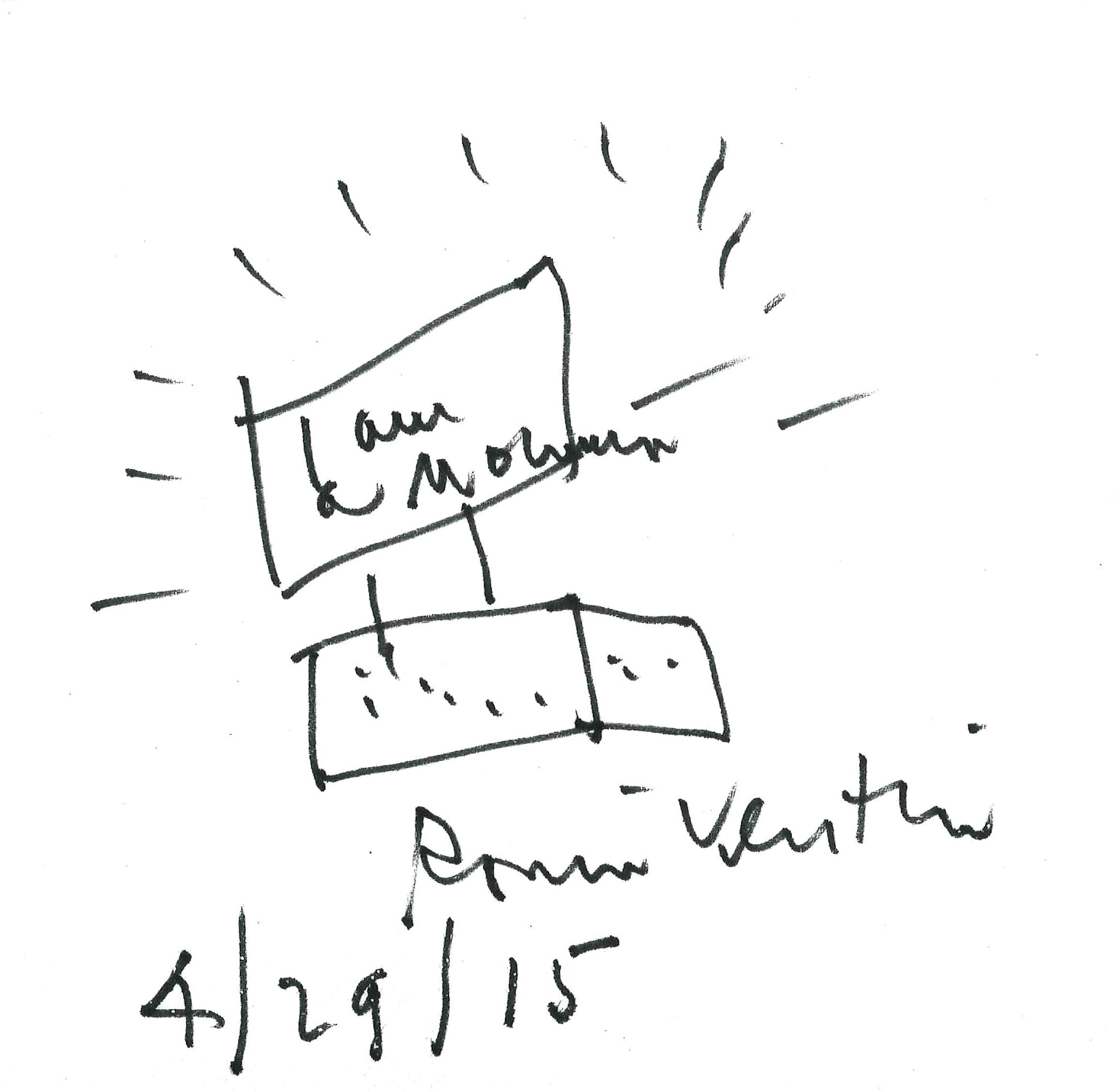 Robert Venturi. Imagen cortesía de NewSchool and AIAS San Diego