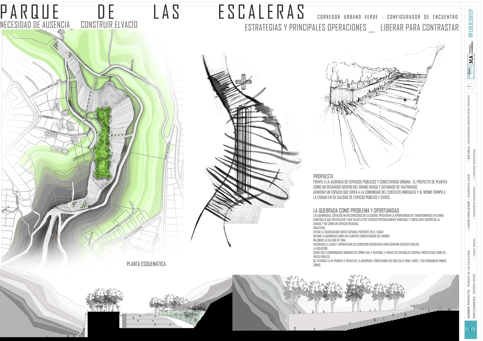 Premio Presentación UMayor Temuco: Lámina #01. Image Cortesia de Equipo XIX Bienal
