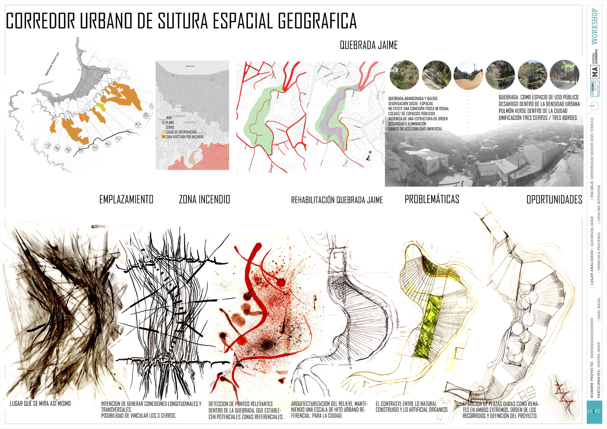 Premio Presentación UMayor Temuco: Lámina #02. Image Cortesia de Equipo XIX Bienal