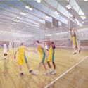 AECOM's Basketball Training Facility Encases a Diverse Range of Program in LA - Institutional Buildings