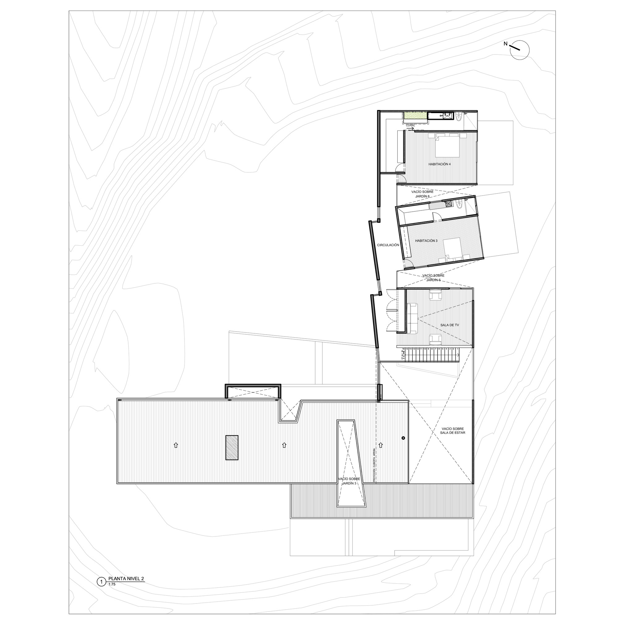 Galería de Casa entre Jardines / Planta Baja Estudio + Lightcube - 37