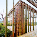 Bamboo Pavilion / DnA - Facade, Garden, Beam