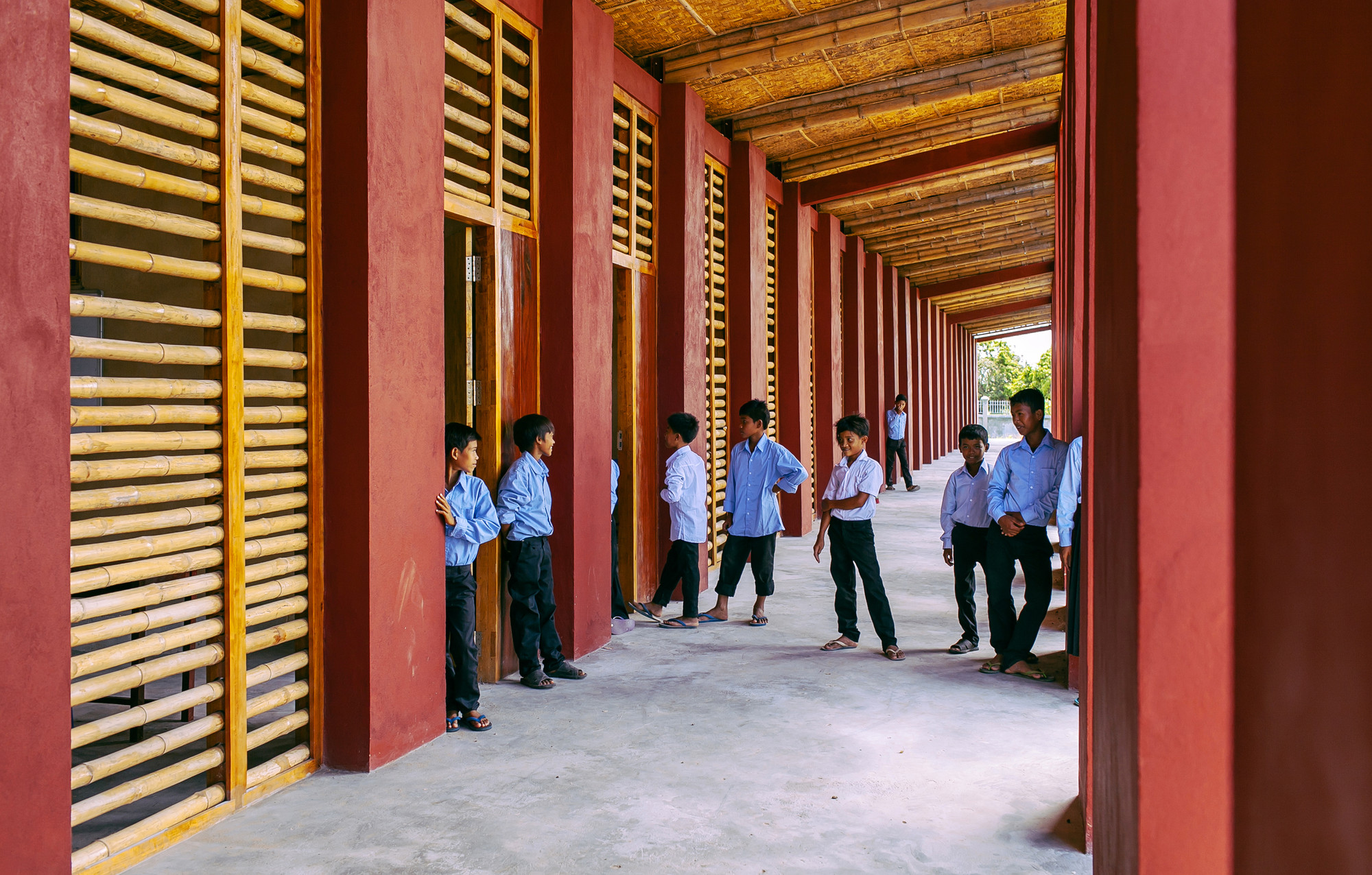 Galer a De Escuela Secundaria En Cambodia Architetti Senza Frontiere 