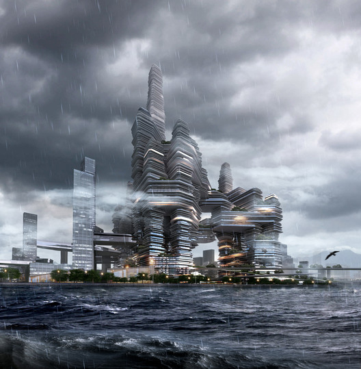 Over the past 25 years, Photoshop has helped make photorealistic images of near-impossible projects an everyday fact of architecture. Image Courtesy of Urban Future Organization and CR-Design