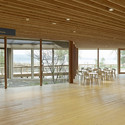 Visitor Centre at the Swiss Ornithological Institute / :mlzd - Chair, Windows, Beam