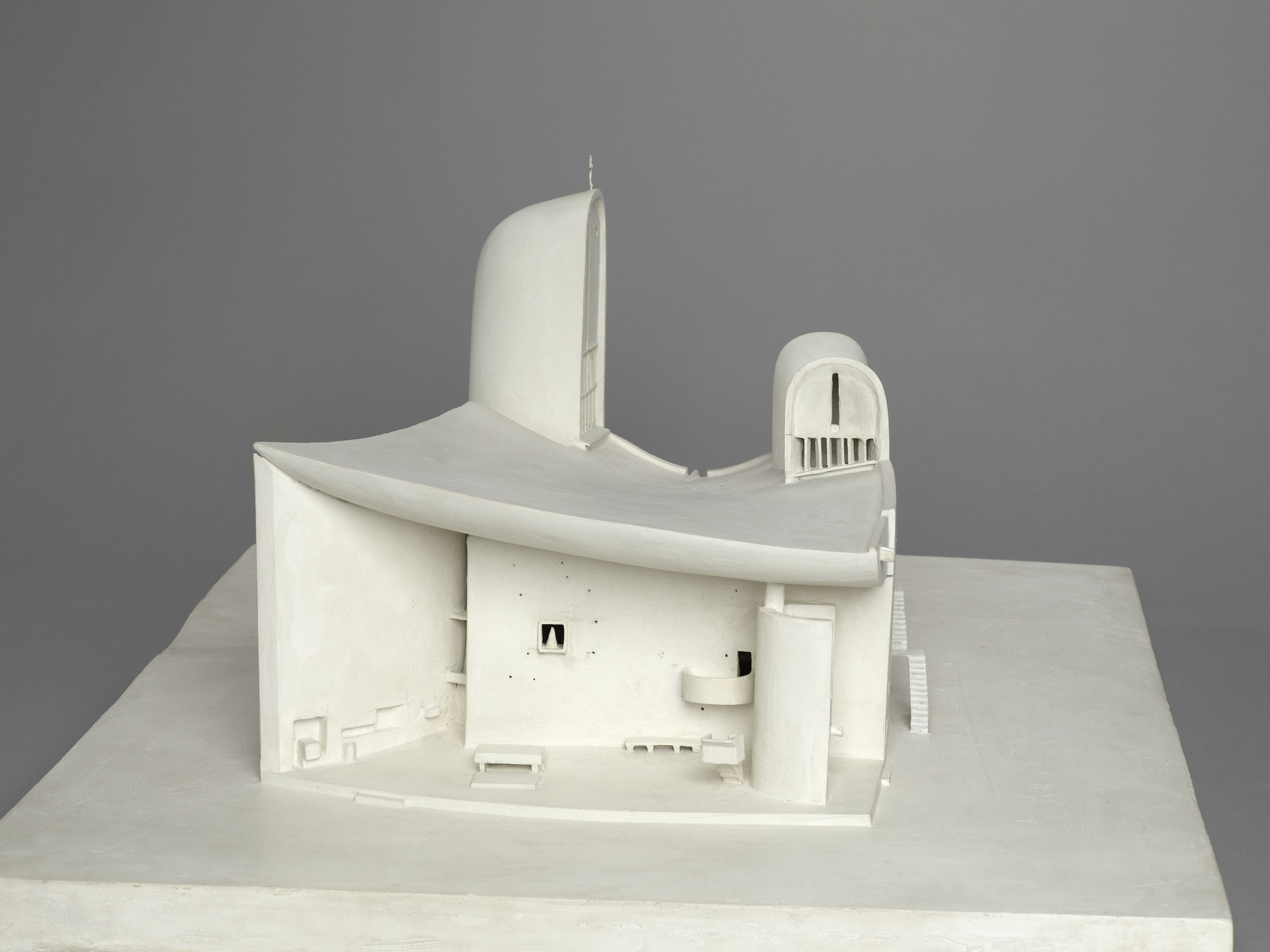 模型製作用品 Le Corbusier Chapelle Notre-Dame-du-Haut ITpandaa 3D Paper Model DIY | Chapelle Notre-Dame du Haut