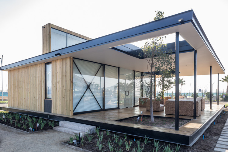 Laguna Condores Showroom / Fones Arquitectos - Beam, Facade