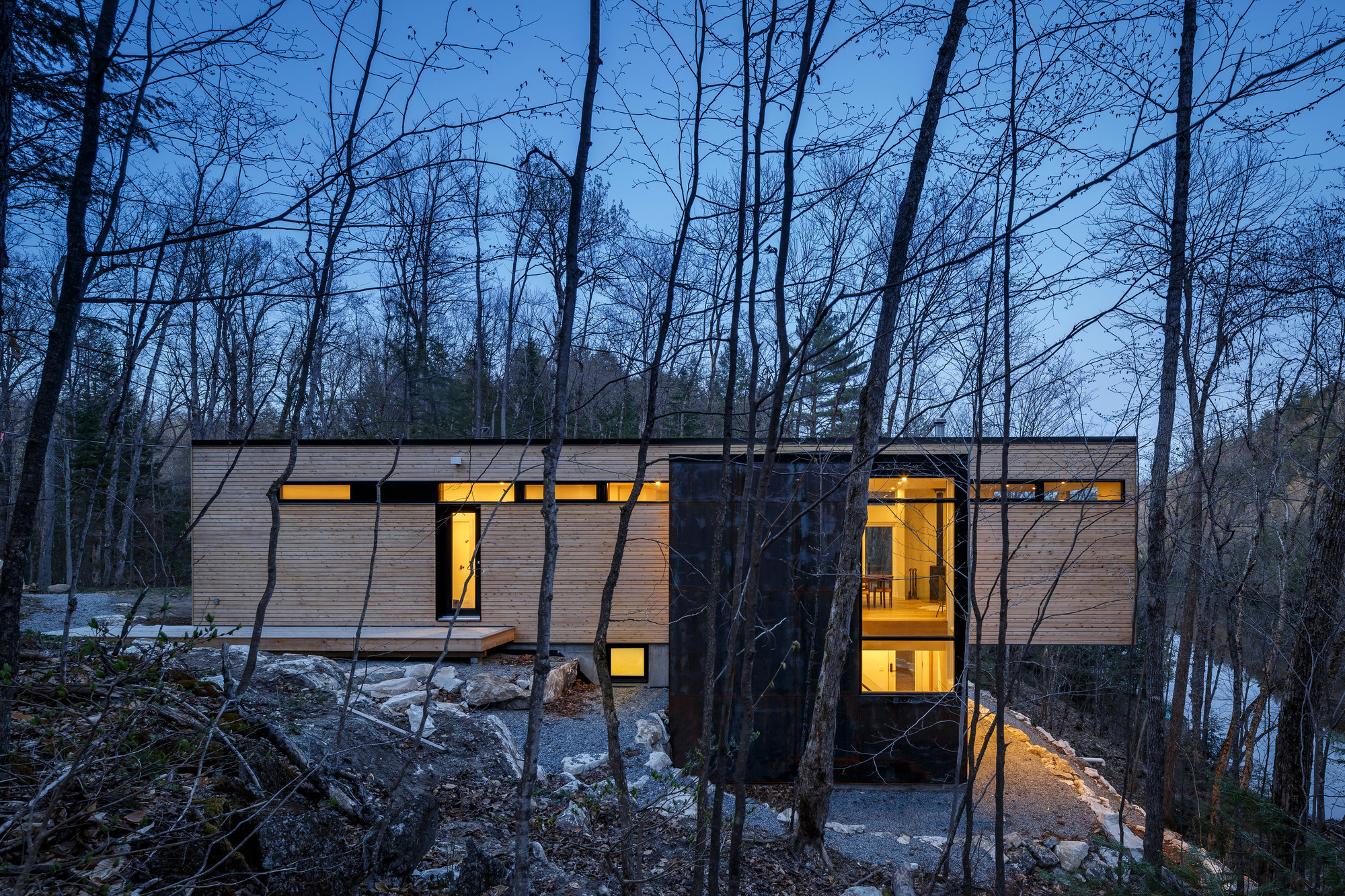 画廊 Val-des-Monts 度假小屋 / Christopher Simmonds Architect - 5