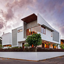 L- Plan House / Khosla Associates - Houses, Facade, Door