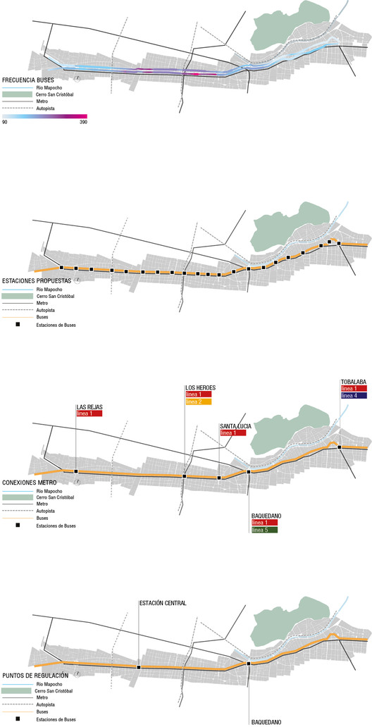 Menção Honrosa no concurso Plan Nueva Alameda Providencia em Santiago / Vigliecca & Associados Menção Honrosa no concurso Plan Nueva Alameda Providencia em Santiago / Vigliecca & Associados - Imagem 20 de 37