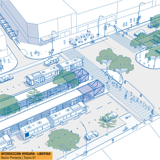 Menção Honrosa no concurso Plan Nueva Alameda Providencia em Santiago / Vigliecca & Associados Menção Honrosa no concurso Plan Nueva Alameda Providencia em Santiago / Vigliecca & Associados - Imagem 11 de 37
