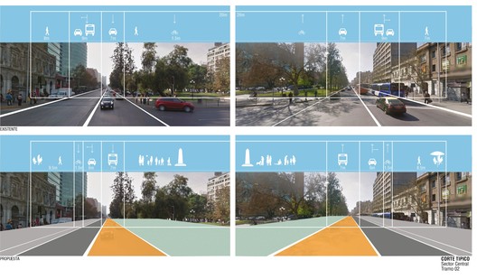 Menção Honrosa no concurso Plan Nueva Alameda Providencia em Santiago / Vigliecca & Associados  - Imagem 25 de 37