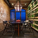 Loft in Kyiv / MARTINarchitects - Table, Chair, Windows, Beam, Arch