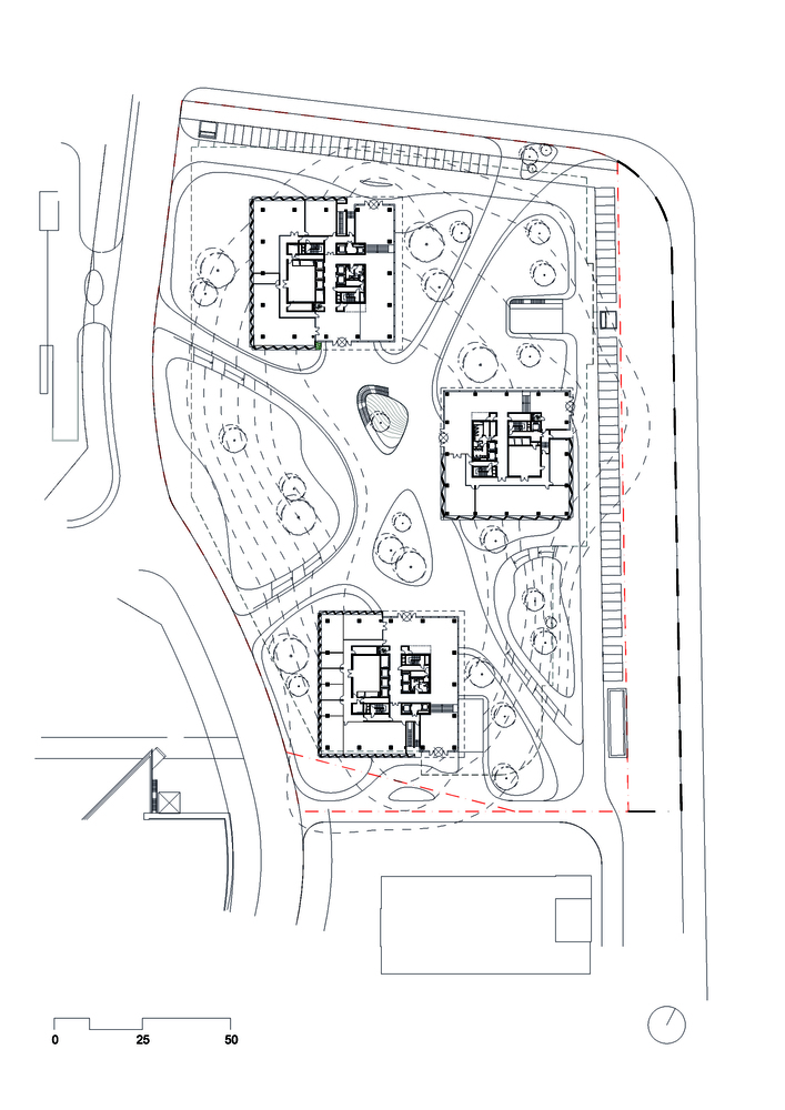 Gallery Of 3cubes Office Building Gmp Architekten 10 3cubes Office Building Ground Floor Plan