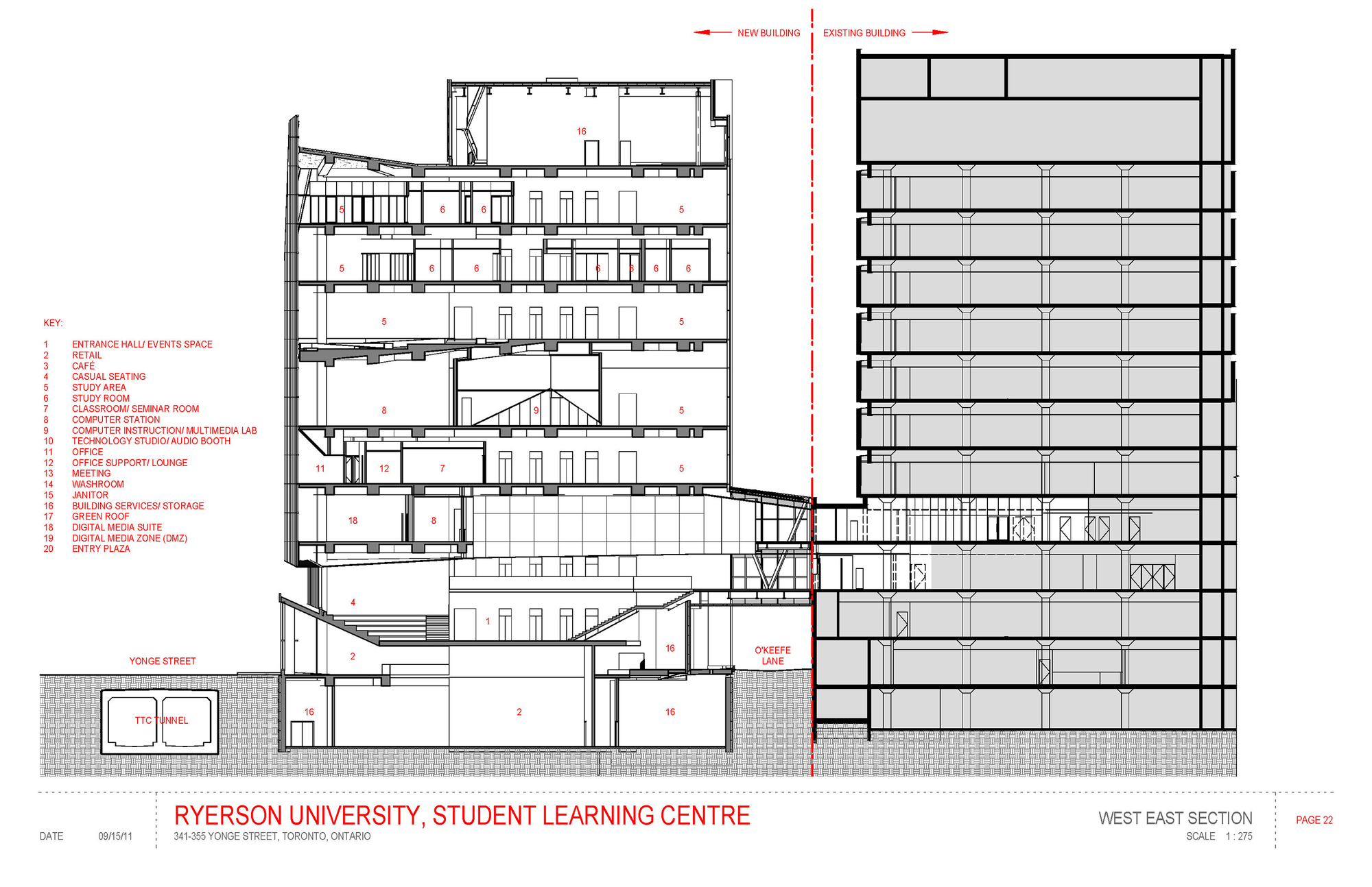 Gallery of Ryerson University Student Learning Centre / Zeidler