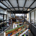 Centro de Referencia Scott / FCB Arquitectura - Tienda, Fijación Vigas