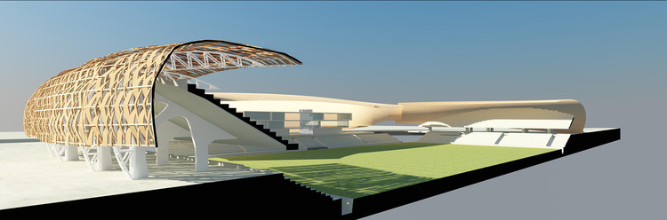 En Construcción Noticias: Presentación Anteproyecto Estadio Municipal de Calama / Judson & Olivos Arquitectos - Más Imágenes