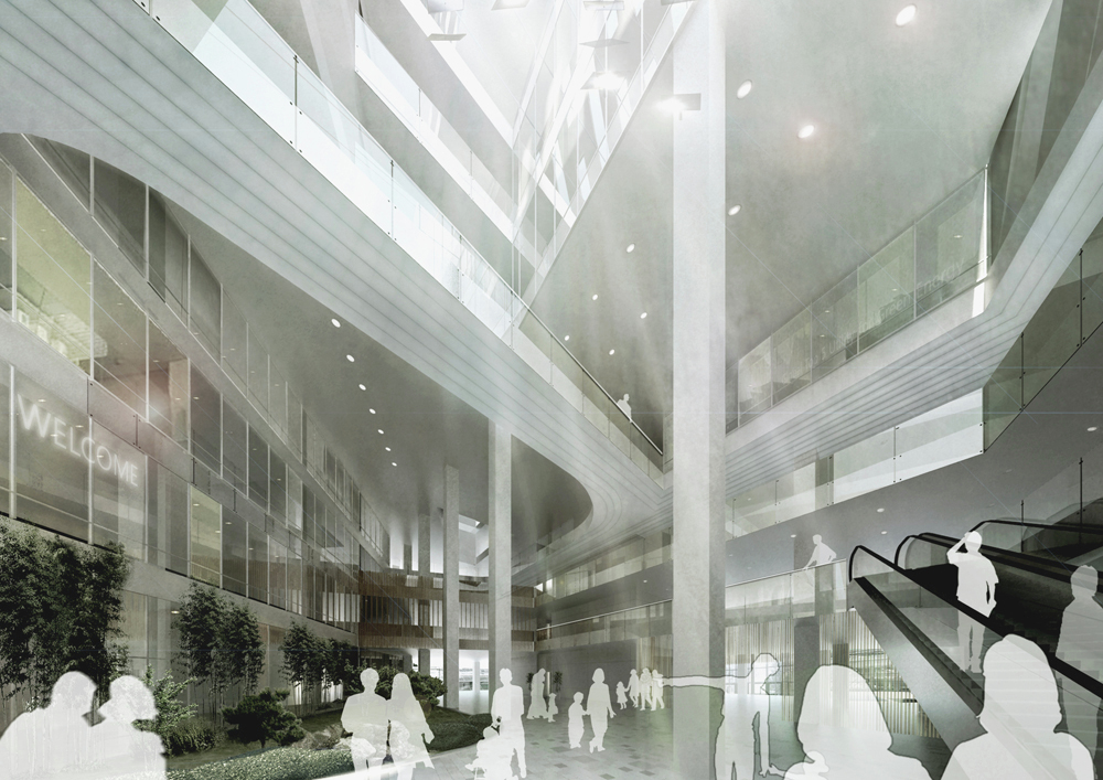 Gallery of KEPCO Headquarters Competition proposal / H Associates 6