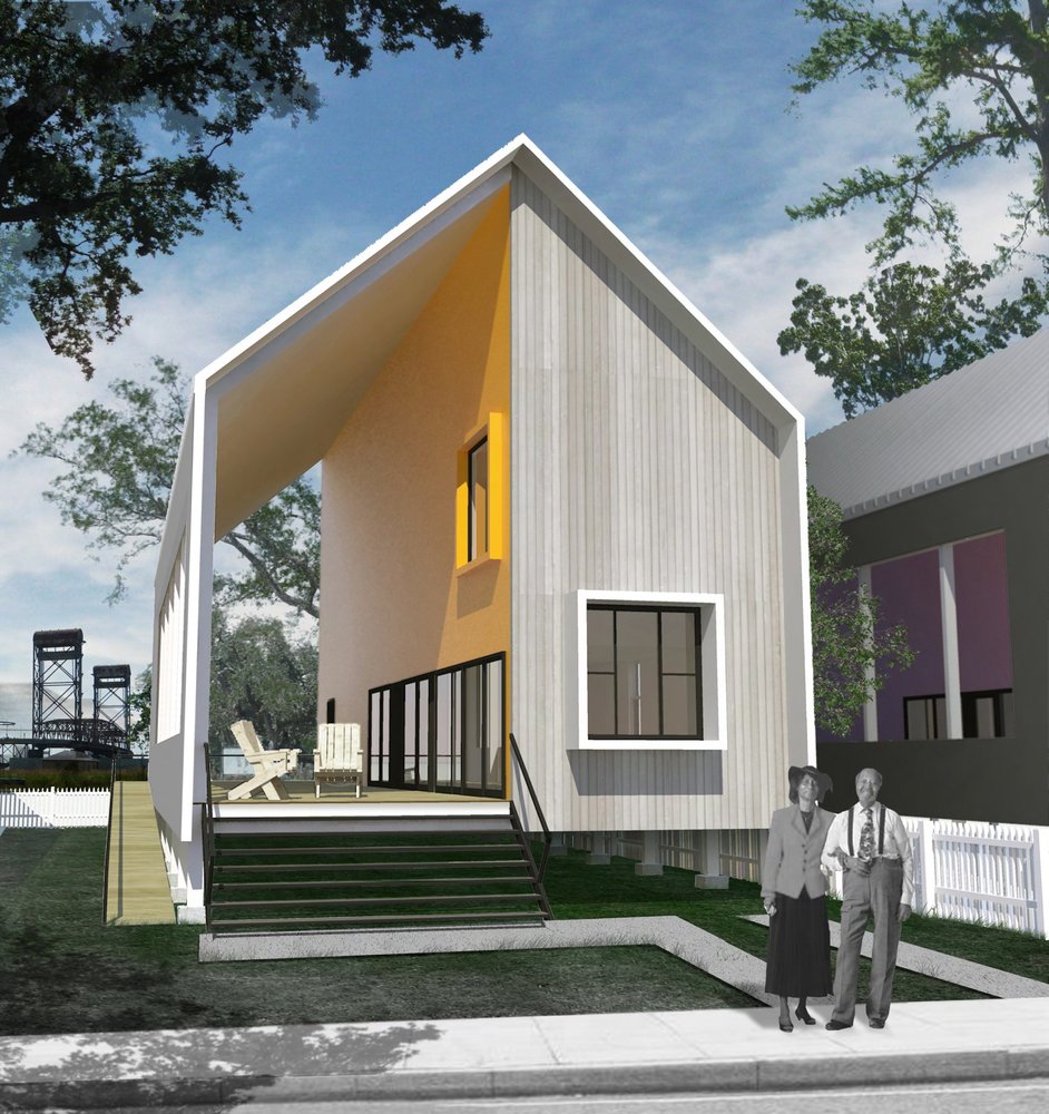 Gallery of Brad Pitt's Make It Right presents duplex homes for NOLA 7