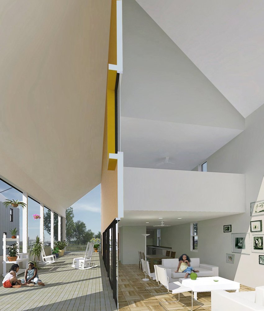 Gallery of Brad Pitt's Make It Right presents duplex homes for NOLA 35