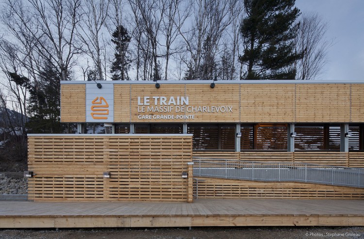 Estación de Trenes Le Massif de Charlevoix / STGM Architectes - Más Imágenes