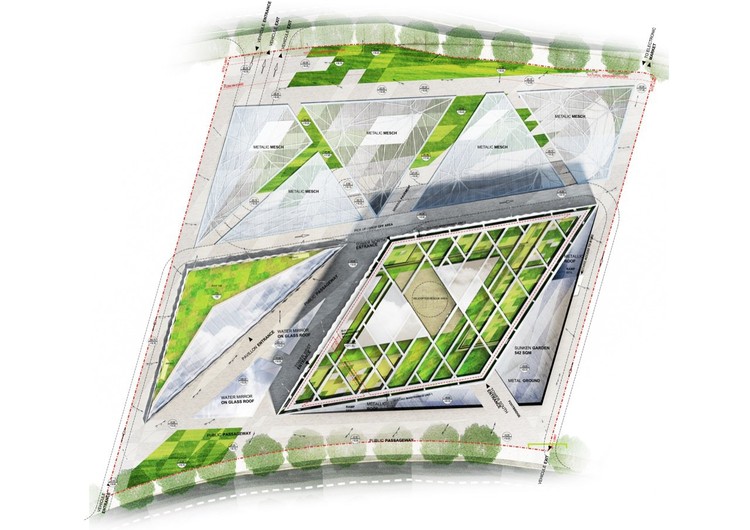 Dominique Perrault es seleccionado para construir una de las torres del futuro Centro de Negocios de Seúl - Más Imágenes
