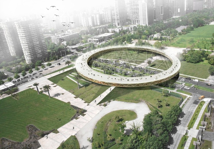 Propuestas Concurso Pasarela para parques Araucano y Juan Pablo II - Más Imágenes