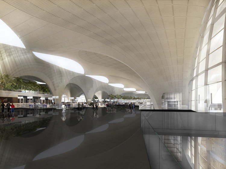 En Construcción Noticias: El nuevo Aeropuerto Internacional de Kuwait por Foster + Partners - Más Imágenes