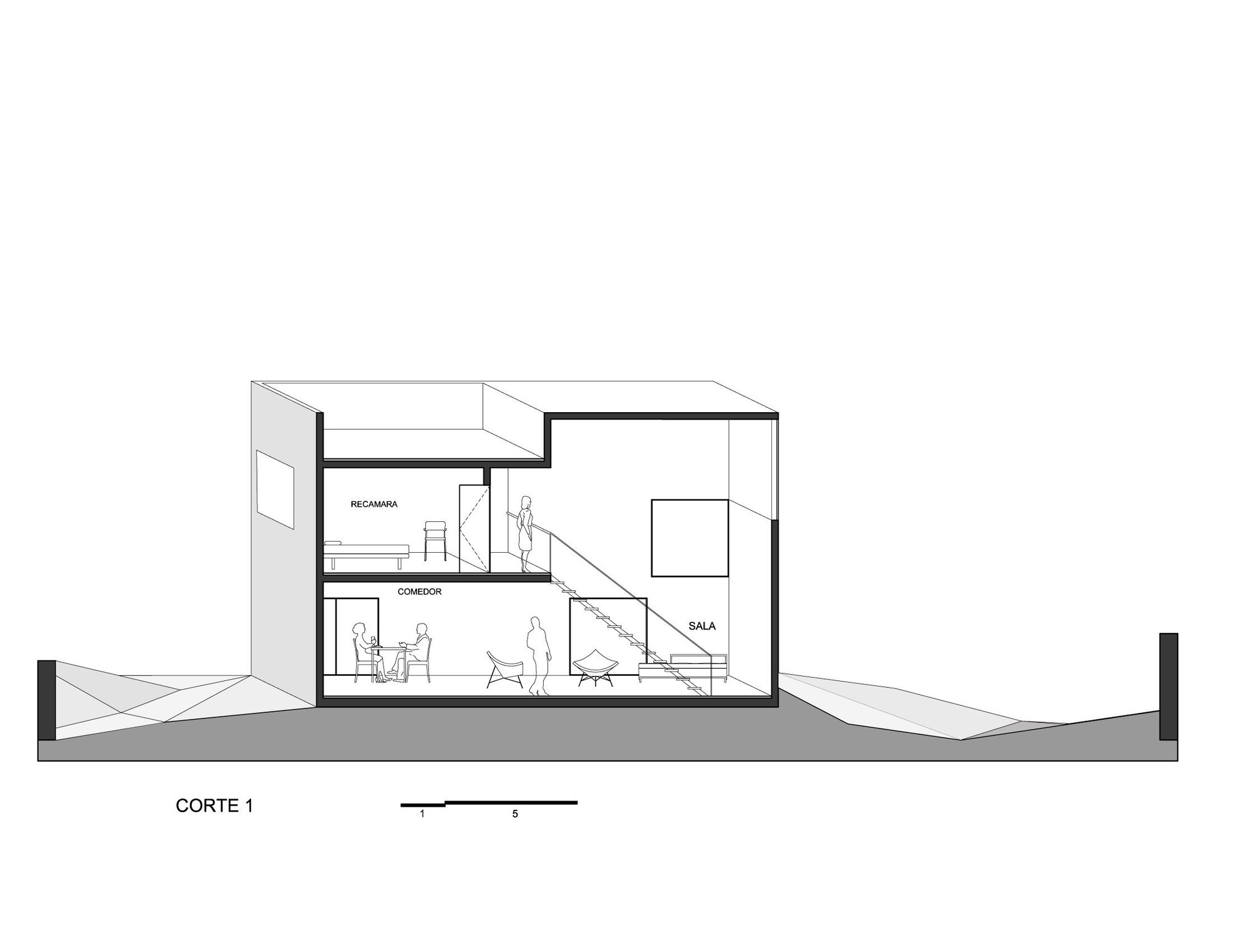 Galer a de en construcci n basic house lea victor ch vez 14