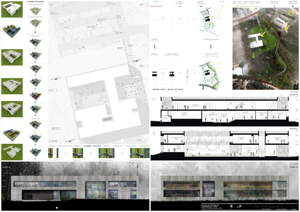 Galería de Concurso para la sede Centro Universitario Regional Este