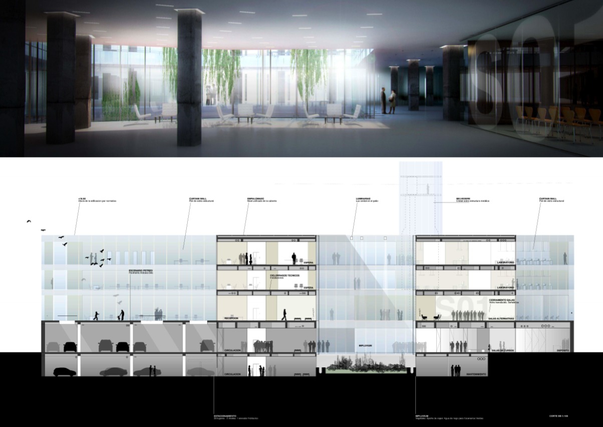 Resultados del Concurso "Anteproyecto Remodelación Complejo Administrativo Conaprole", Uruguay - Imagen 31 de 74
