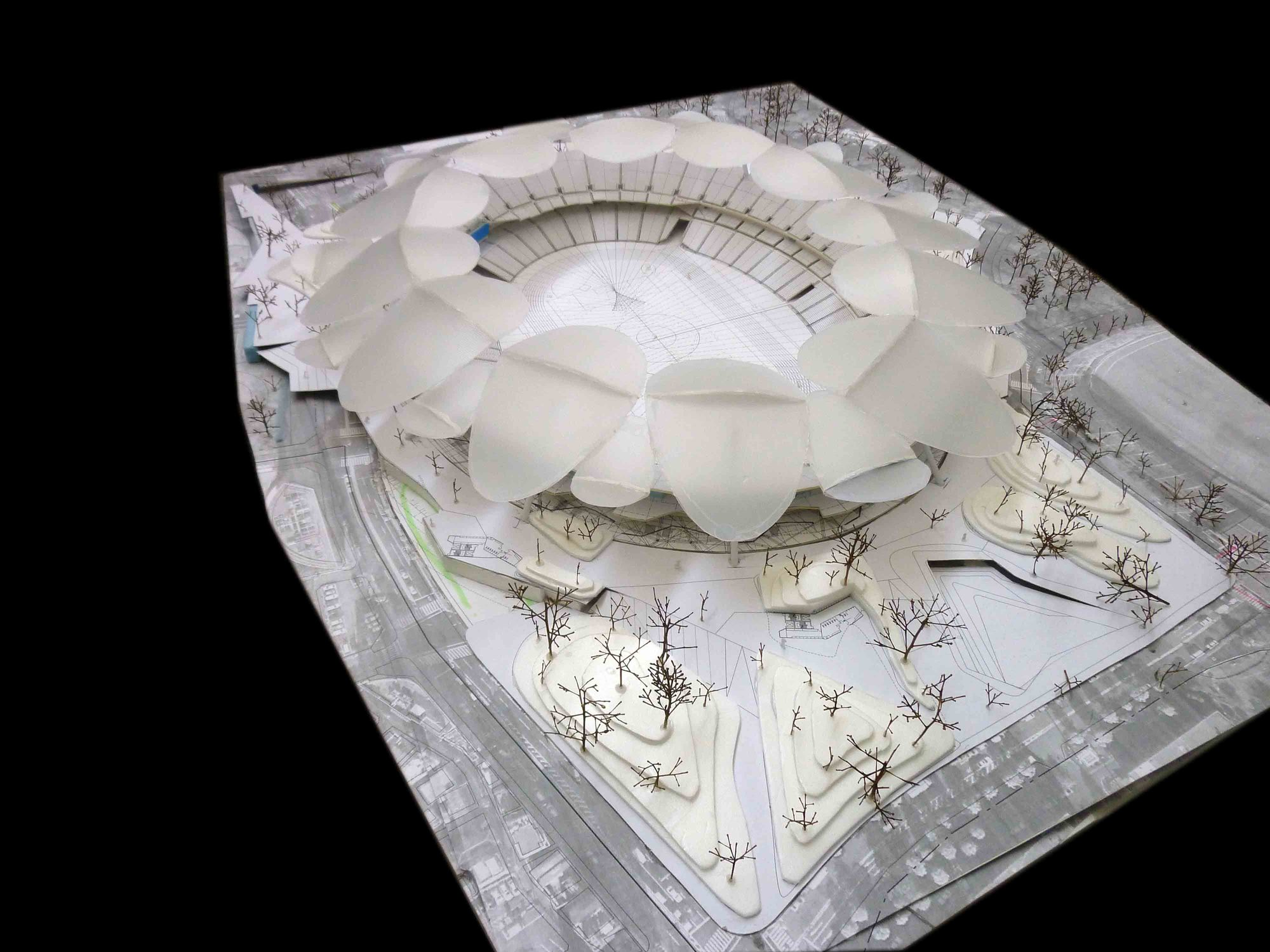 Japan National Stadium Competition Entry / Jackson Architecture | ArchDaily