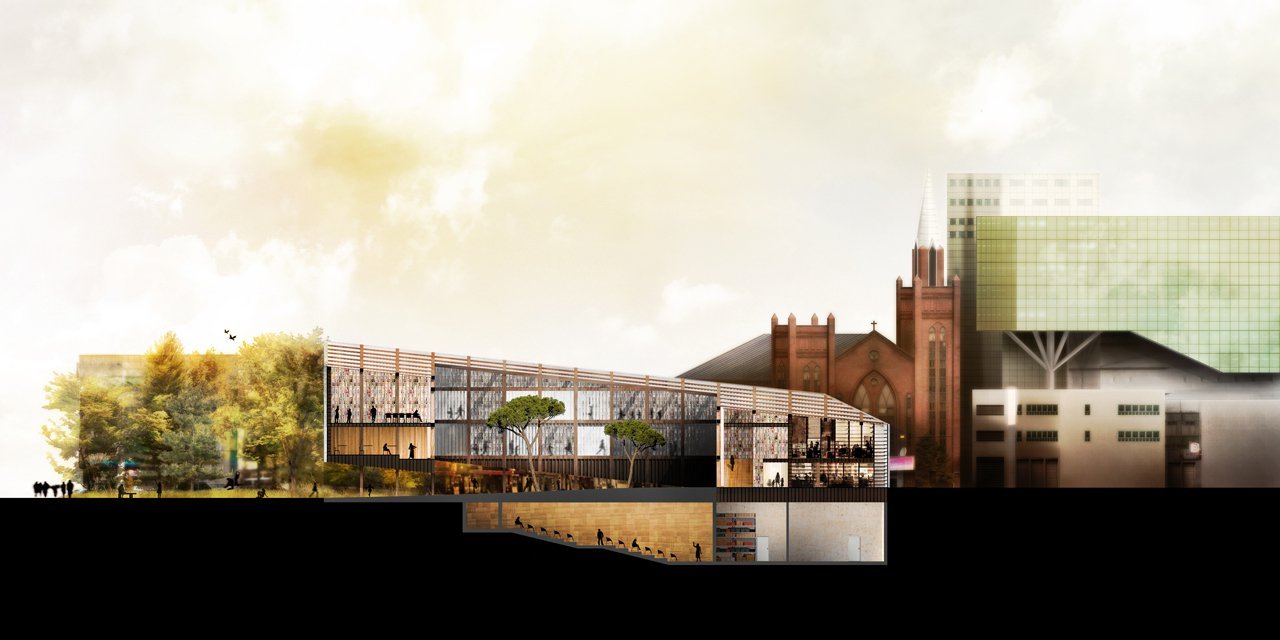 Gallery Of Daegu Gosan Public Library Competition Entry