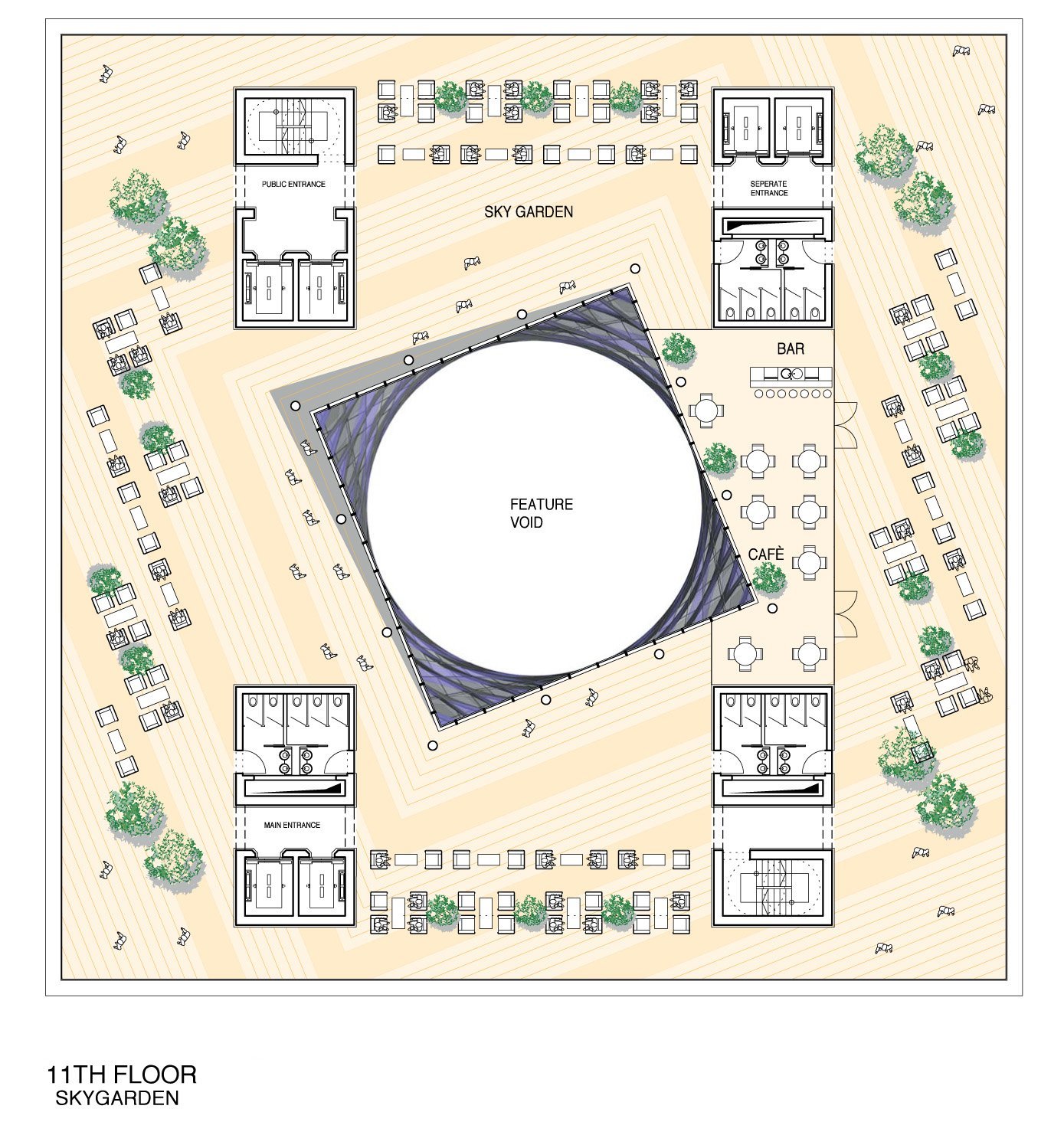 Office Floor Plan Design gallery of tehran stock exchange competition 2nd prize Office Floor Plan Design gallery of tehran stock exchange competition 2nd prize