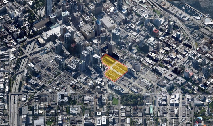 Amazon Proposes Three New Towers in Seattle - Image 1 of 4