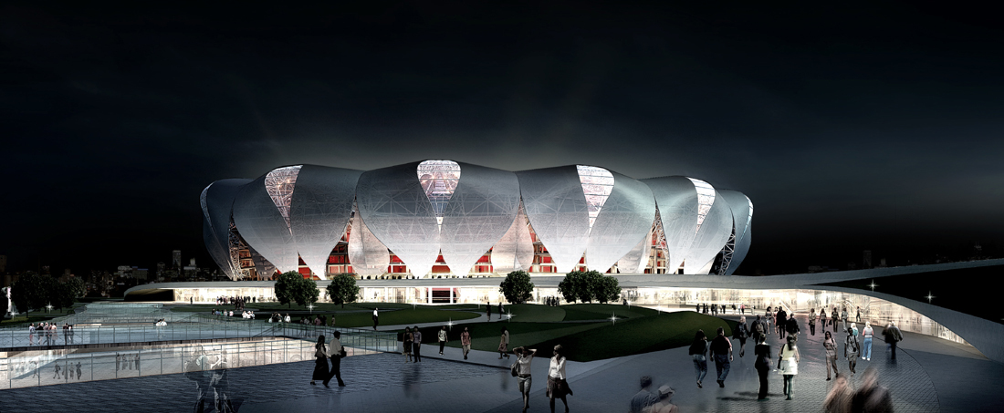 NBBJ and CCDI Break Ground on Hangzhou Sports Park | ArchDaily