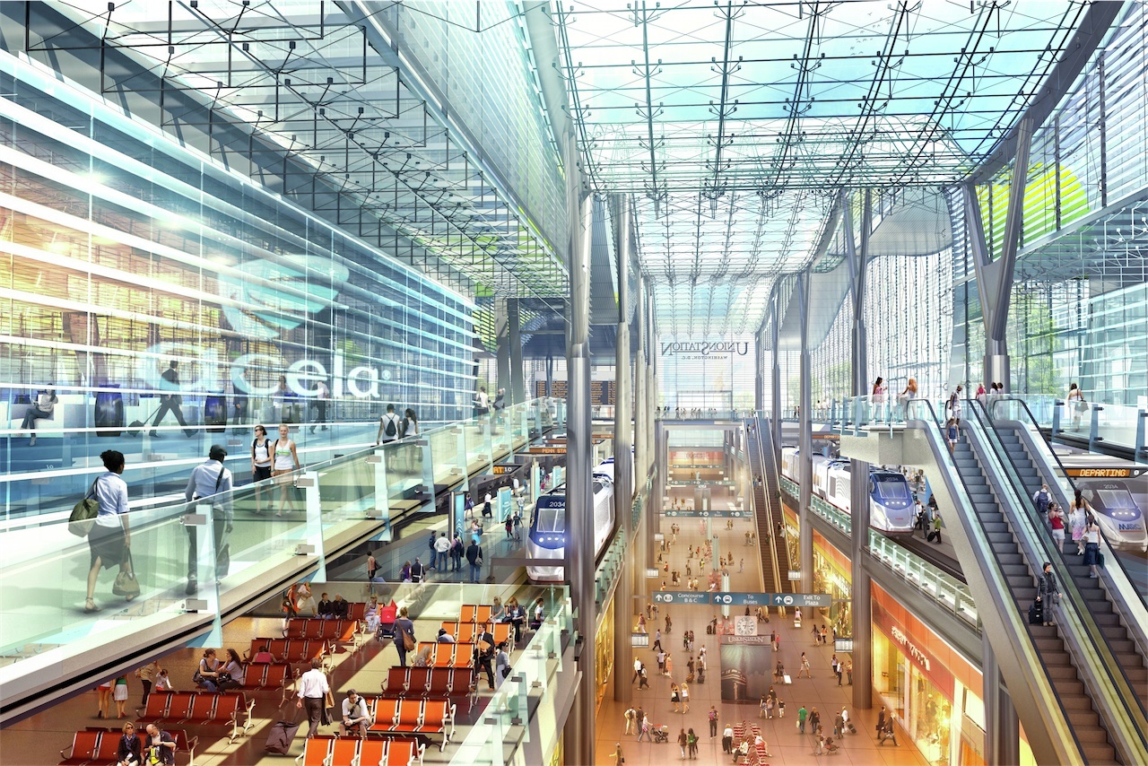 Gallery of Amtrak and HOK unveils design for new Washington Union Station 5