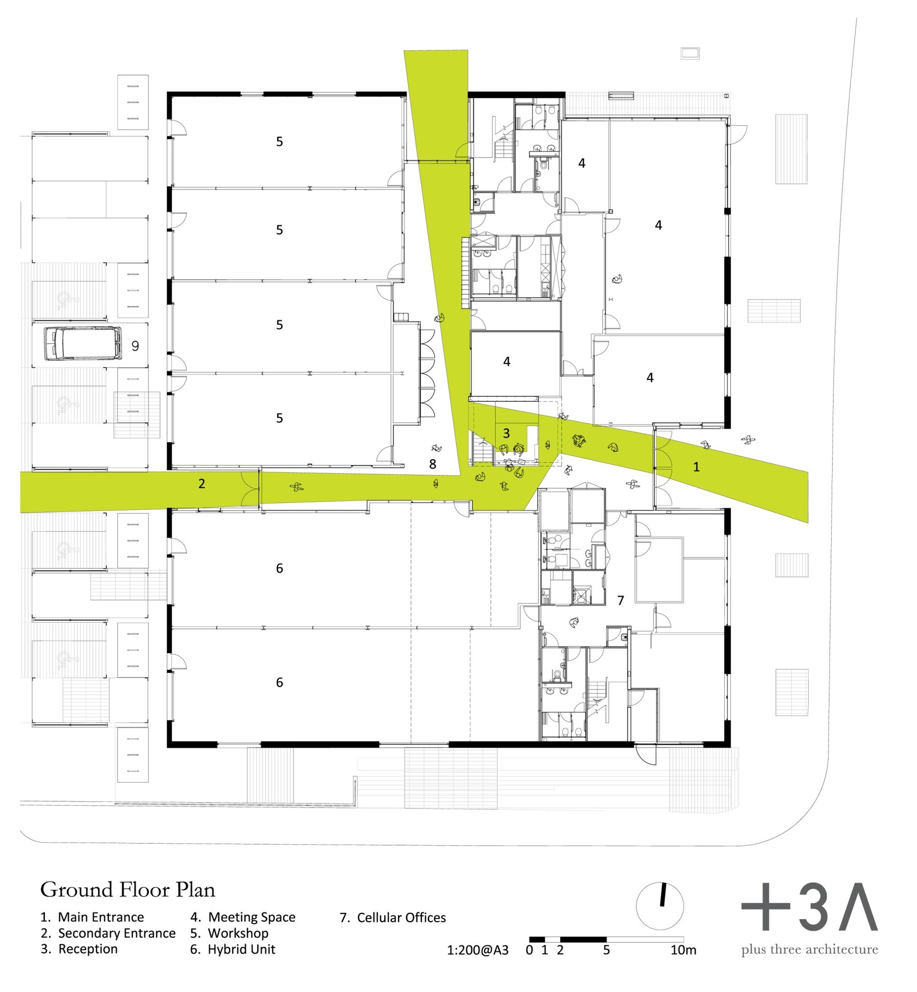 Gallery of Green Incubator / Plus Three Architecture 4