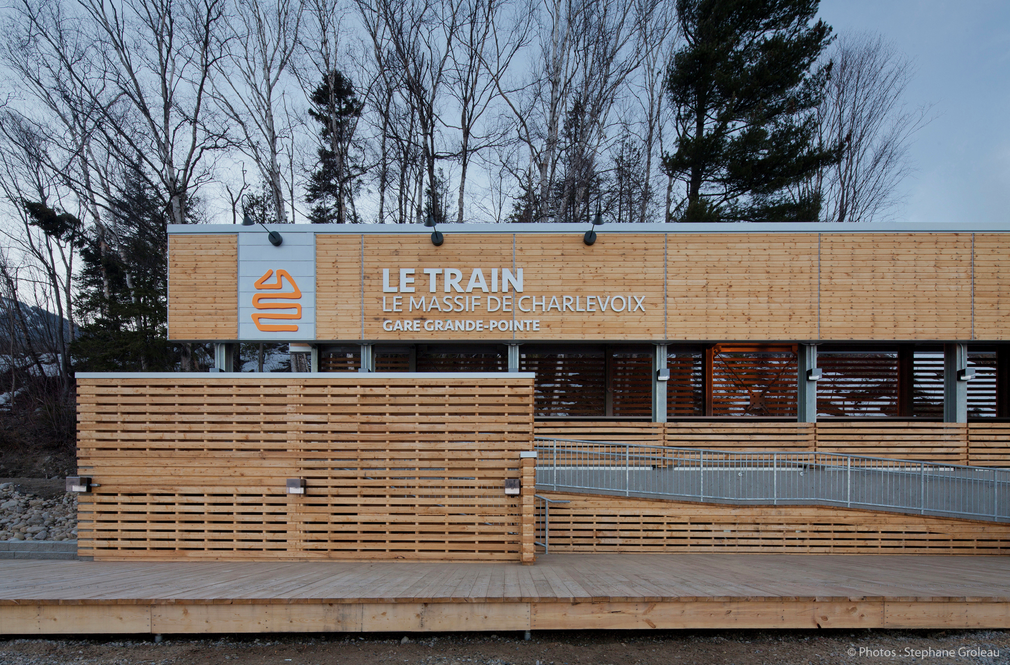 Gallery of Le Massif de Charlevoix Train Station / STGM Architectes 8