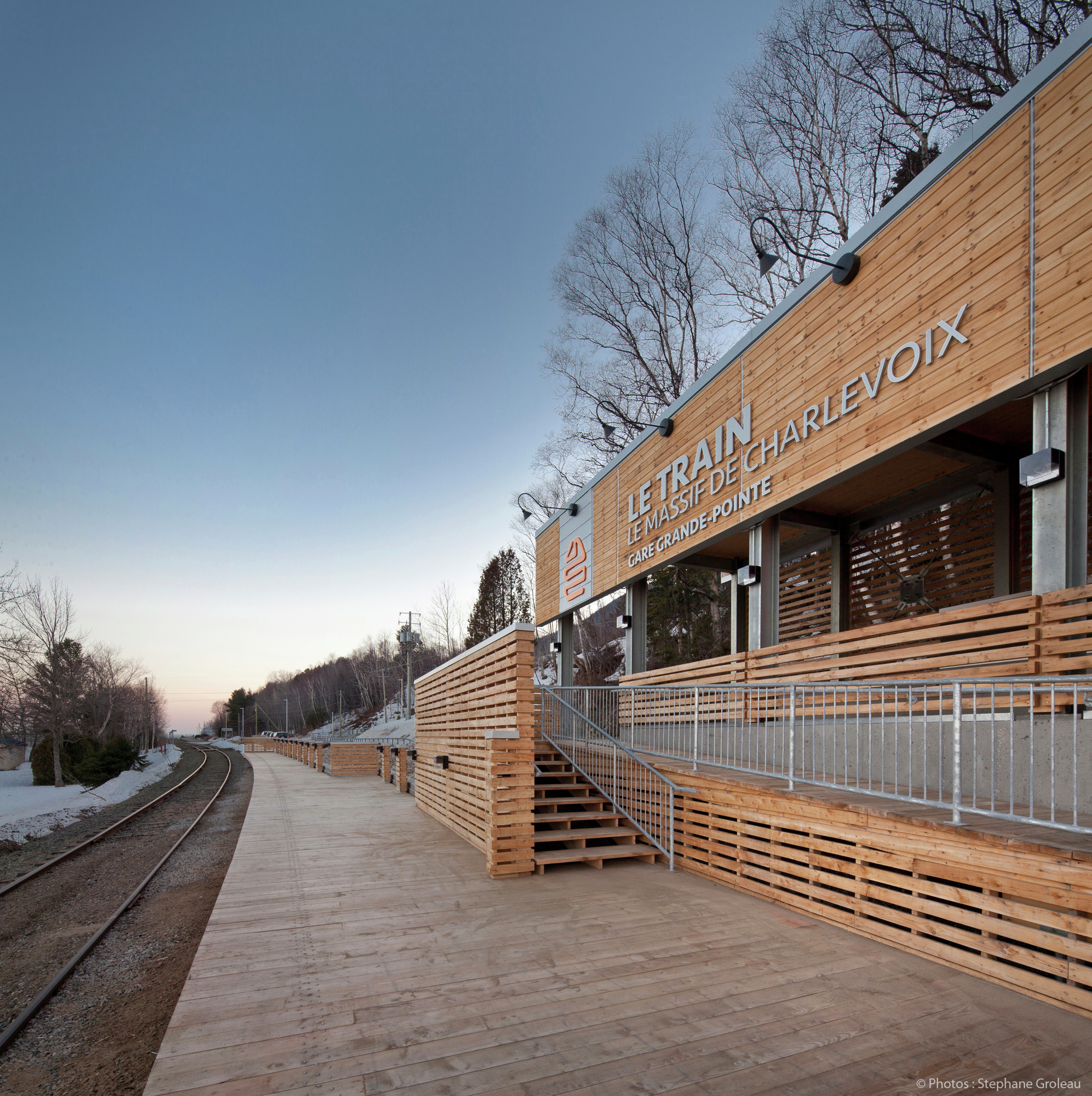 Gallery of Le Massif de Charlevoix Train Station / STGM Architectes 5
