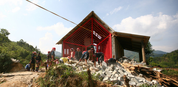 Ta Phin community house / 1+1>2 - More Images